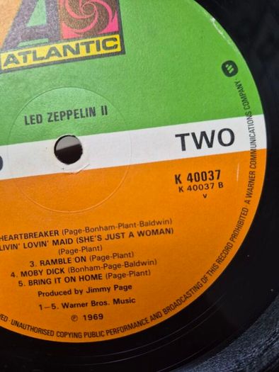 Led zeppelin 2 lp