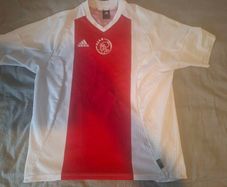 Official Vintage Adidas Ajax Amsterdam home jersey from the 2002-2004 era
