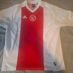 Official Vintage Adidas Ajax Amsterdam home jersey from the 2002-2004 era