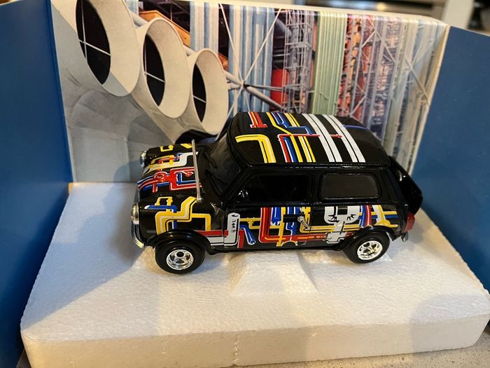 Mini Cooper Beaubourg 1/25 Year 1978 ultra rare Polistil