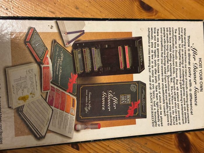 Host your own After Dinner Games.