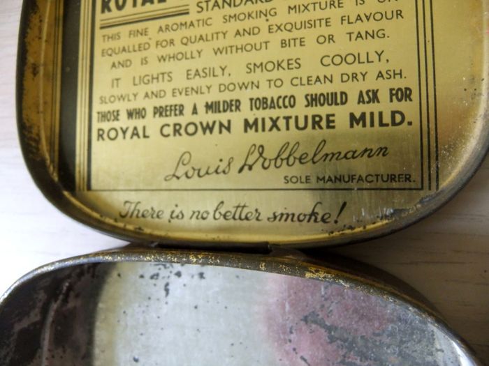 Royal Crown Mixture Tin - Hinged