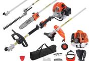 52CC 6-in-1 Multi-Functional Trimming Tools, Gas Hedge Trimmer, Weed Eater, String Trimmer, Brush Cutter, Edger,