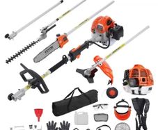 52CC 6-in-1 Multi-Functional Trimming Tools, Gas Hedge Trimmer, Weed Eater, String Trimmer, Brush Cutter, Edger,