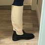 Brand New Women's Zara Leather Boots size 5 Image 3