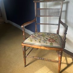 antique childs chair