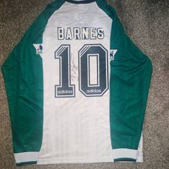 Liverpool legend John Barnes signed long sleeve jersey