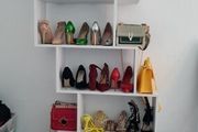 BRAND NEW 6 Tier Wooden Bookshelf S Shape Shelving Unit