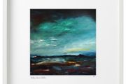Abstract Dalkey Island XL framed print, by artist Helen Mathews