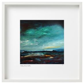 Abstract Dalkey Island XL framed print, by artist Helen Mathews
