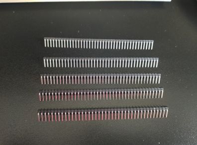 Bundle 5x Angle Pin header Connector