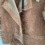 jacket  Bnwt size small baloot brand biker style tan jacket Image 5