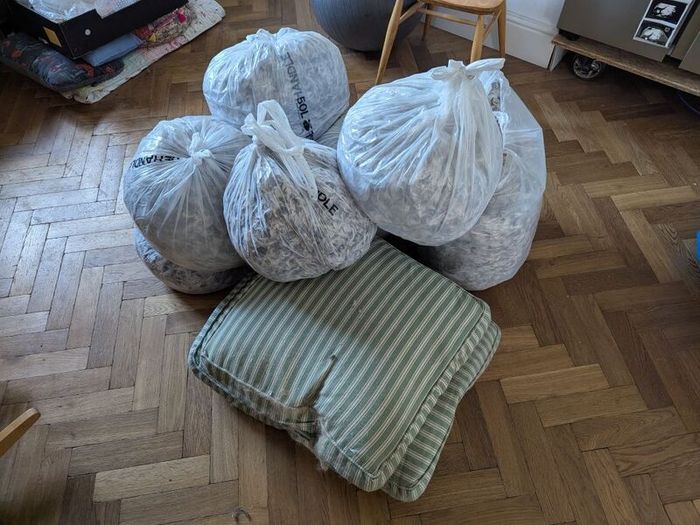 Upholstery feathers