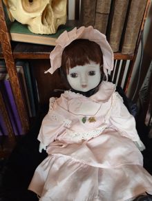 vintage porcelain doll