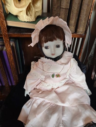 vintage porcelain doll