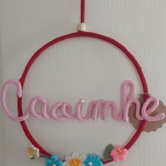 #BNWT brand new handmade crochet Caoimhe name hoop