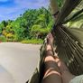 NEW SALE | Travel Bug Net Camping Hammock | 300kg Load Capacity,| 2 x Premium Carabiners,4 x Nylon Slings Included | For Outdoor Indoor Garden Image 7