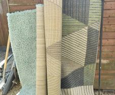 2 large rugs, free, no stains, just dusty