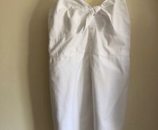 white sun dress Size 8/10 medium Abercrombie and Fitch
