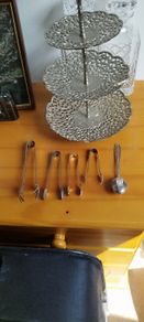 Silver tongs