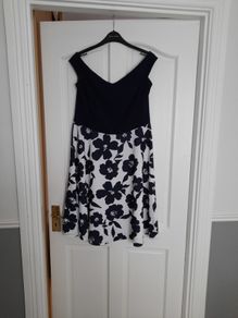 Navy and white Quiz dress