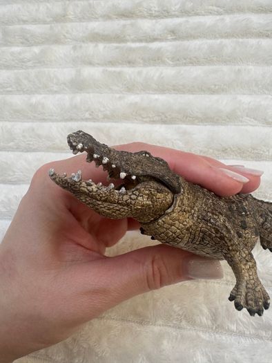 Schleich Alligator Crocodile Moveable Jaw D-73527 Used Please see photos