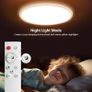 Ceiling Light with Remote Control, 30W Flush Led RGB Colour Changing Ceiling Light Compatible with Alexa and Google Home, Smart Round Ceiling Lighting for Kids Bedroom Hallway Image 3
