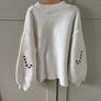 Candy cane (sequin) winter white christmas jumper 6-7 years Image 2