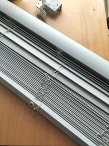 Grey Venetian blind