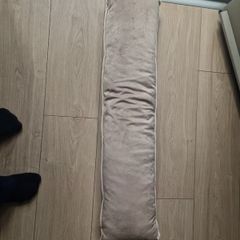 Draught excluder - beige velvet