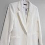 New Dunnes Stores Cream Tailored Blazer Image 2