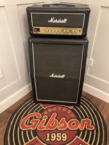 Marshall DSL20HR Valve Amp Head plus MX212AR Cabinet. As New Condition