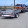5x12 flat bed with side and ramps 2750 kg rated Image 5