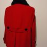 Cashmere Wool Red Occasion coat Jacket Image 9