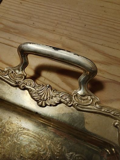Genuine Silver tray ( silver plated)