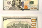 US Dollar Blue Banknote - 100 US Dollar 2017 (circulated)