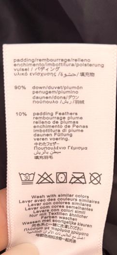 Kenzo Boy einter jacket down feathers