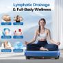 Vibration Plate, 2026 Upgraded 2D & 4D Vibration Plate Exercise Machine with Dual & Triple Motors, Adjustable Speeds, Superior Weight Capacity Vibration Plate for Weight Loss & Lymphatic Image 5