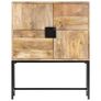 Highboard 80x30x100 cm Solid Mango Wood Image 5