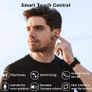 Wireless Earbuds, Bluetooth 5.3 Headphones in Ear with HiFi Stereo Deep Bass & 4 ENC Mic-A68PRO Black Image 3