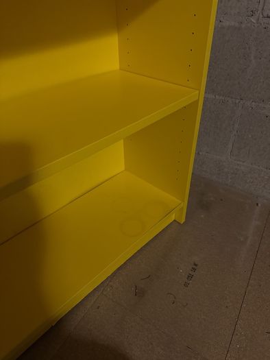 IKEA 40th anniversary Billy bookcase in bright yellow hue