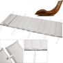 Sun Lounger with Cushion FSC Certified Swing Lounger Set for Balcony, 195 x 60 cm Image 4