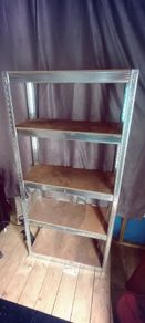 metal shelving storage units.   Heavy duty
