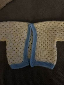 crochet baby cardigan new born