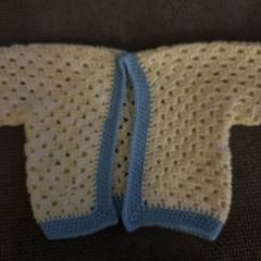 crochet baby cardigan new born