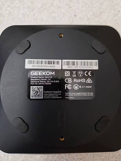 Geekom A6 Mini Pc