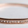 Vintage Gold Plated Sparkly Prong Set Crystal Bangle Bracelet Image 5