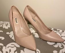 High heels in rose / nude, size 5 / 38