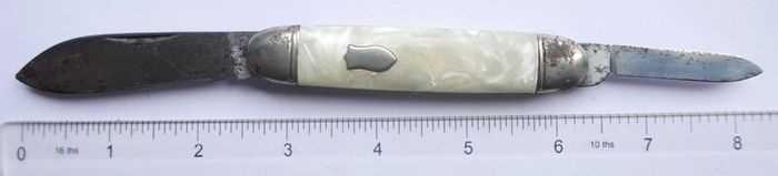 VINTAGE Richards Sheffield England 2 Blade Pocket Knife