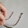 sterling silver bracelet genuine chrome diopside. Image 3